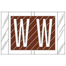 Col R Tab 82000 Label Letter W 100/Pack