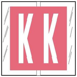 Col R Tab 12111 Label Letter K 100/Pack