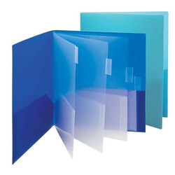 Smead 10-Pocket Subject Folder, Letter Size, Assorted Colors, 2-pack (89204)