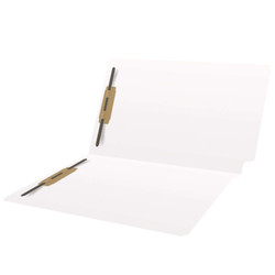 Colored Folders, End Tab, Legal Size, 3/4" Expansion, Fasteners Positions 1 and 3, 11pt White 50/Box