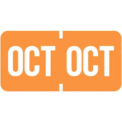 Tab Products Month Labels October Orange A1279-OCT