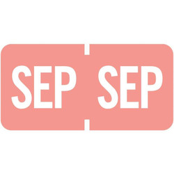Tab Products Month Labels September Pink A1279-SEP