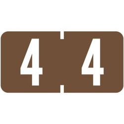 Tab 1280 Label Number 4 (1000/Roll)