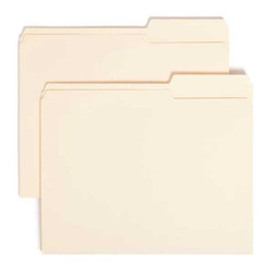 Smead File Folder, 2/5-Cut Tab Right Position, Letter, Manila (10385)