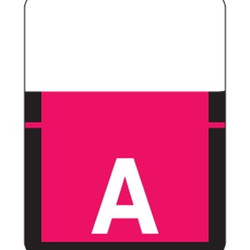 Tab Products Alpha Labels, 1307-Series, 1 H x 3/4 W, Letter A, Red, 500/Roll (A1307-A-T3)