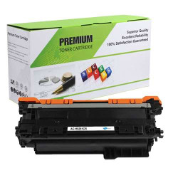 HP 648A (CE261A) Compatible Toner Cartridge - Cyan, Standard Yield (11,000 Pages)