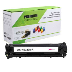 HP 128A (CE323A) Compatible Toner Cartridge - Magenta, Standard Yield (1,300 Pages)