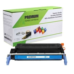 HP 641A (C9721A) Compatible Toner Cartridge - Cyan, Standard Yield (8,000 Pages)