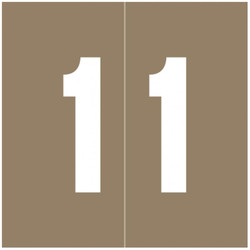 Ames AMNM Label Number 1 (500/Roll)