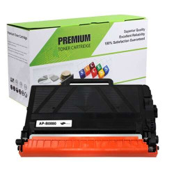 Black Compatible Toner, 12K Yield, OEM TN-880