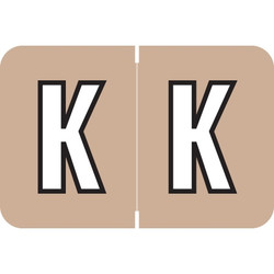 Amerifile ARAM-Series Label, Letter K