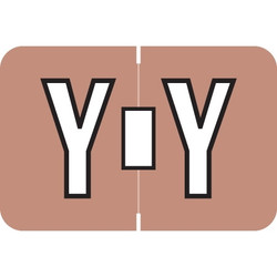 Amerifile ARAM-Series Label, Letter Y
