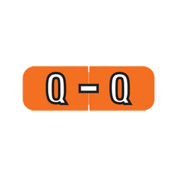 Barkley ABAM Label Letter Q (500/Roll)