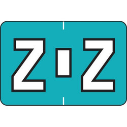 Colwell Labels Jewel Tone Label Letter Z