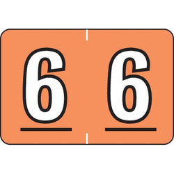 Colwell CONM Label Number 6 (500/Roll)