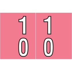 Barkley Numeric Filing Labels, DBKM Series 10-19