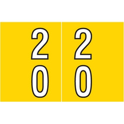 Barkley Numeric Filing Labels, DBKM Series 20-29