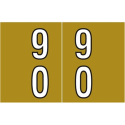 Barkley DBKM Numeric Labels 90-99