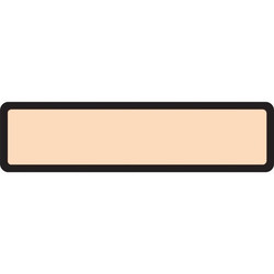 Binder Spine Labels, 1 3/8 H x 5 3/8 W, Blank, Salmon, 200/Roll