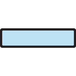 Spine Labels for Binders, Light Blue, 1 3/8H x 5 3/8 W, Removeable, 200/Roll - DR2902