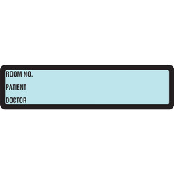 Arden Spine ID Labels - Aqua, Printed