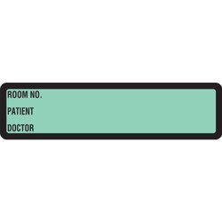 Arden Spine ID Labels - Mint Green, Printed