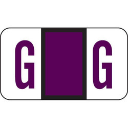 Jeter Alpha Labels Letter G Purple JRAM-G