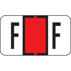 Jeter 7200 Series Labels Letter F 240/Ringbook Pack