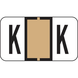 Jeter 7200 Series Labels Letter K 225/Pack