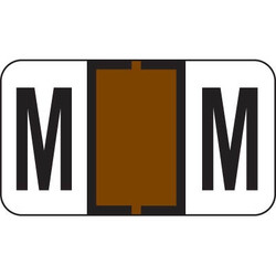 Jeter 7200 Series Labels Letter M 225/Pack