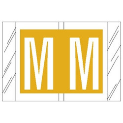 Col R Tab 12000 Label Letter M 500/Roll