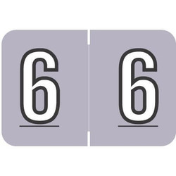 Barkley NBKM Label Number 6 (500/Roll)