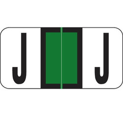 Reynolds & Reynolds Alpha Label, Letter J