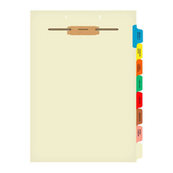 Fileback Dividers, Side Tab, 8-Tab, Letter Size, 8 Tabs/Set