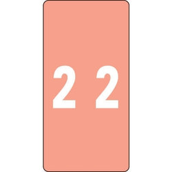 Smead LCC Match Numeric Labels #2 2W x 1H 250/Roll