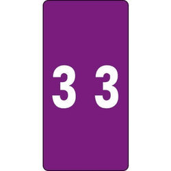 Smead LCC Match Numeric Labels #3 2W x 1H 250/Roll