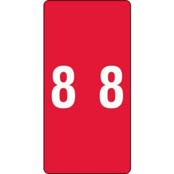 Smead LCC Match Numeric Labels #8 2W x 1H 250/Roll