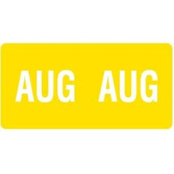 Smead ETS Month Labels, August