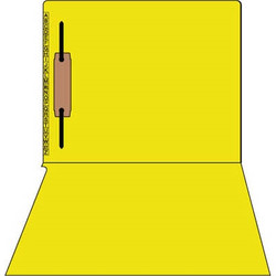 Kardex Comparable Sem-Scan Alpha, Yellow one fastener ,11pt, Letter Size, 1 Fastener, 50/Box