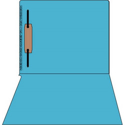 Kardex Comparable Sem-Scan Alpha, Blue one fastener ,11pt, Letter Size, 1 Fastener, 50/Box