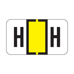 Traco Alpha Label Letter H (500/Roll)