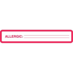 Allergic Label UL927