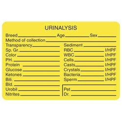 Urinalysis Label, 3 x 2, 320/RL (V-AN300)