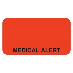 Medical Alert Label, 1-5/8 x 7/8, 560/RL (V-MC218)