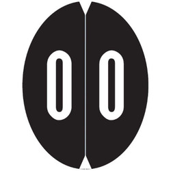 VRE GBS 8857 Label Number 0 (500/Roll)