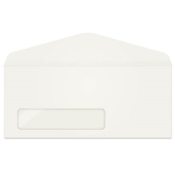 #10 Window Envelopes (4 1/8 x 9 1/2) 24lb White, Window A, 500/BX