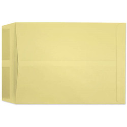10 x 13 Canary Prism open end catalog envelope, 28 lb pastel colored sulphite paper, no window, carton of 500