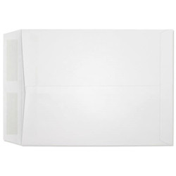 10 x 13 Western Sulphite white catalog envelope, 24 lb open end envelope with remoistening seal, carton of 500