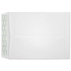 10 x 13 Western Sulphite white catalog envelope, 28 lb open end envelope with Kwik-Tak pressure sensitive seal, carton of 500