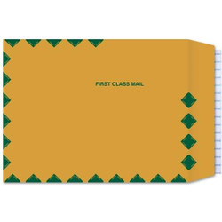 Catalog Envelopes, 10 x 13, 28lb Kraft, First Class, Kwik-Tak 500/BX